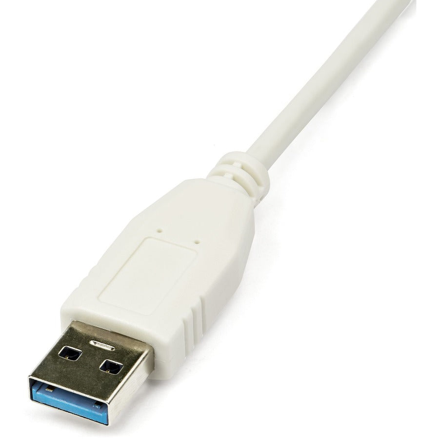 StarTech.com USB 3.0 to Gigabit Ethernet NIC Network Adapter - White