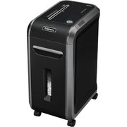 Non-continuous Shredder - Micro Cut - 14 Per Pass - for shredding Staples, Credit Card, Paper - 0.078" x 0.563" Shred Size - P-5 - 11 ft/min - 9" Throat - 20 Minute Run Time - 40 Minute Cool Down Time - 9 gal Wastebin Capacity - Black, Silver
