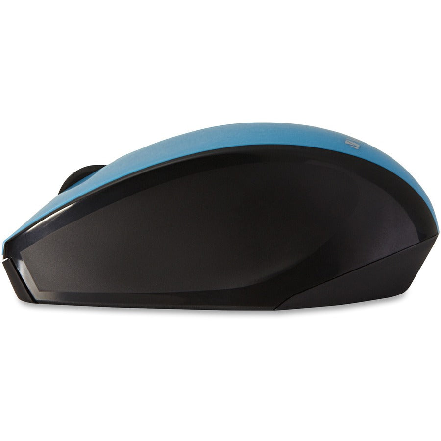 Verbatim Wireless Multi-trac LED Optical Mouse - Blue Optical - Wireless - Radio Frequency - 2.40 GHz - Blue - USB 2.0 - Scroll Wheel - 3 Button(s) - 1 x AA Battery Supported - 1 Each