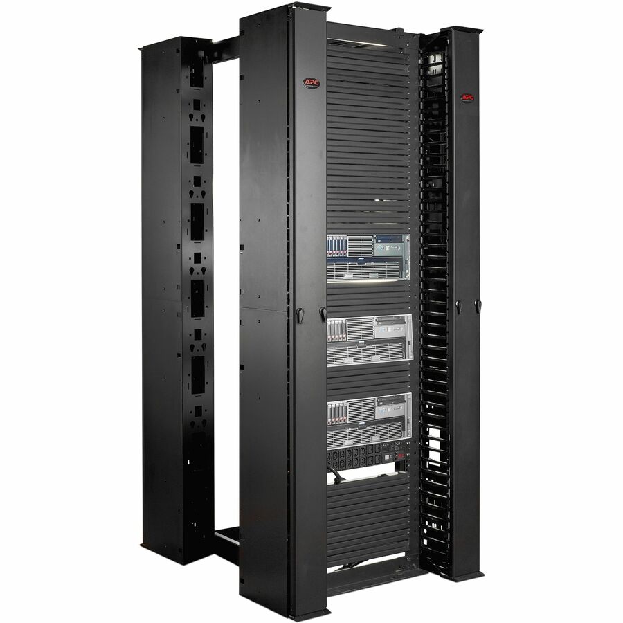 APC by Schneider Electric End of Row Panel for Single-sided 84" Performance Vertical Cable Manager