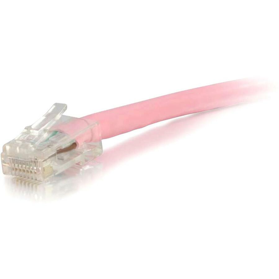15 ft Category 6 Network Cable for Network Device - First End: 1 x RJ-45 Network - Male - Second End: 1 x RJ-45 Network - Male - Patch Cable - Pink - 1 Each