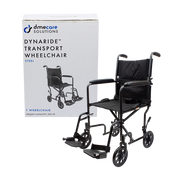 DynaRide Transport Wheelchair - 19" x 16" w/ Fixed Full Arm, 1 Quantity per Case