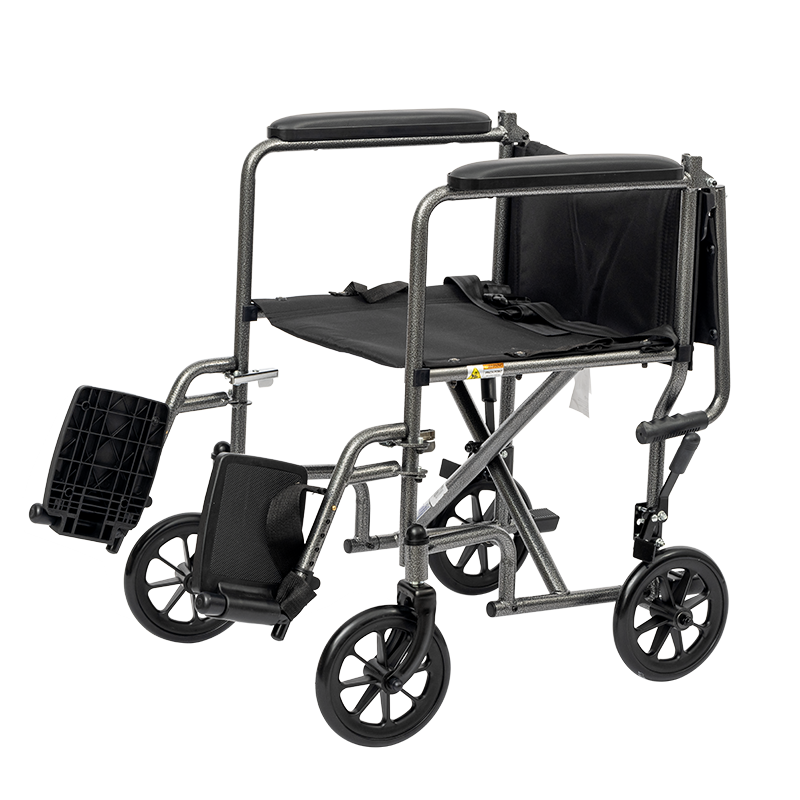 DynaRide Transport Wheelchair - 17" x 16" w/ Fixed Full Arm, 1 Quantity per Case
