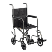 DynaRide Transport Wheelchair - 17" x 16" w/ Fixed Full Arm, 1 Quantity per Case