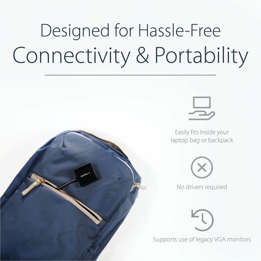 StarTech.com HDMI to VGA Adapter Converter for Desktop PC / Laptop / Ultrabook - 1920x1080