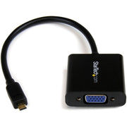 StarTech.com HDMI/VGA Video Cable - 1 x 19-pin Micro HDMI Type D Digital Audio/Video - Male - 1 x 15-pin HD-15 - Female - Black - 1 Each