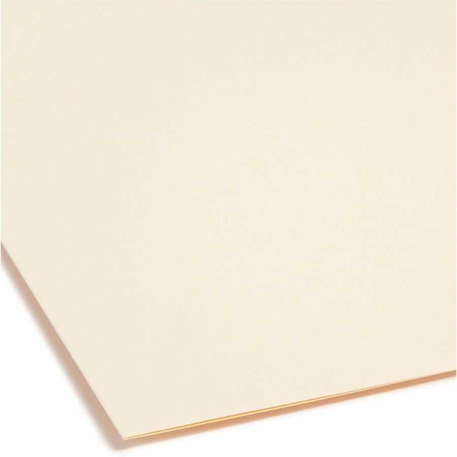 Smead 1/3 Tab Cut Legal Recycled Fastener Folder - 8 1/2" x 14" - 2 x 2K Fastener(s) - Top Tab Location - Assorted Tab Position - 18 pt. - 1 Plys - Manila - 10% Paper Recycled - 50 / Box
