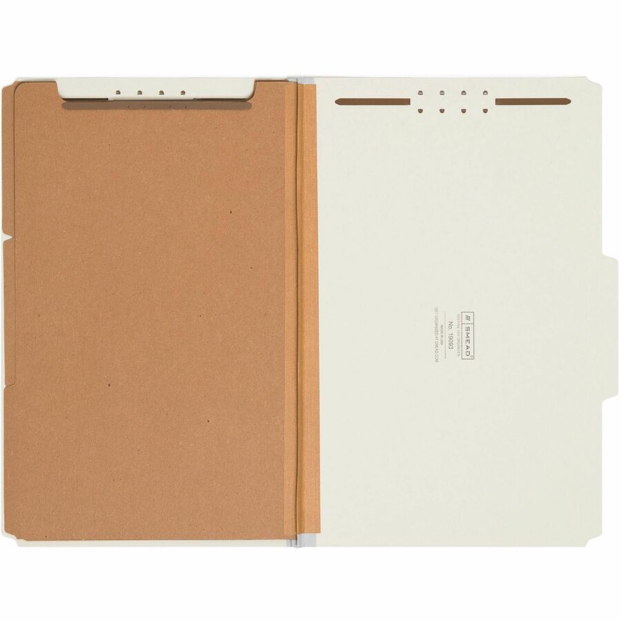Smead 2/5 Tab Cut Legal Recycled Classification Folder