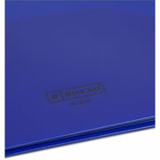 Smead Letter Pocket Folder - 8 1/2" x 11" - 10 Pocket(s) - Polypropylene - Teal, Royal Blue - 1 Carton