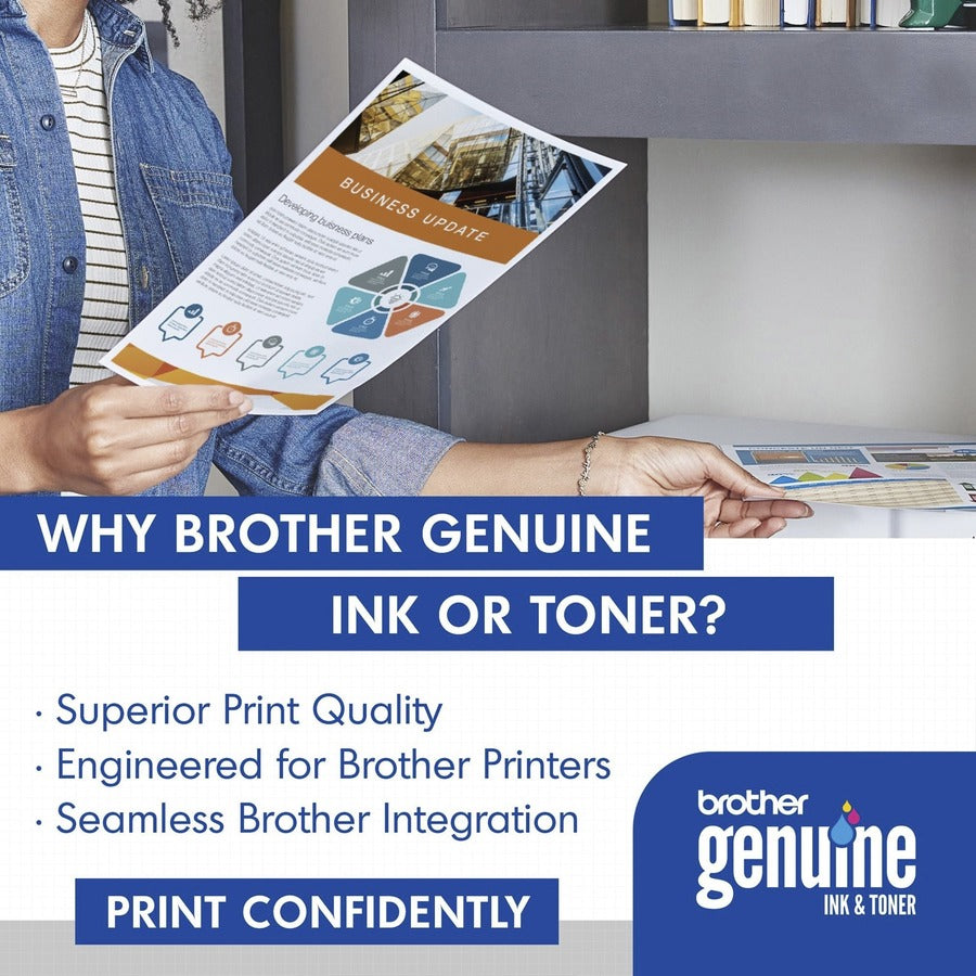 Brother TN225C Original High Yield Laser Toner Cartridge - Cyan - 1 Each
