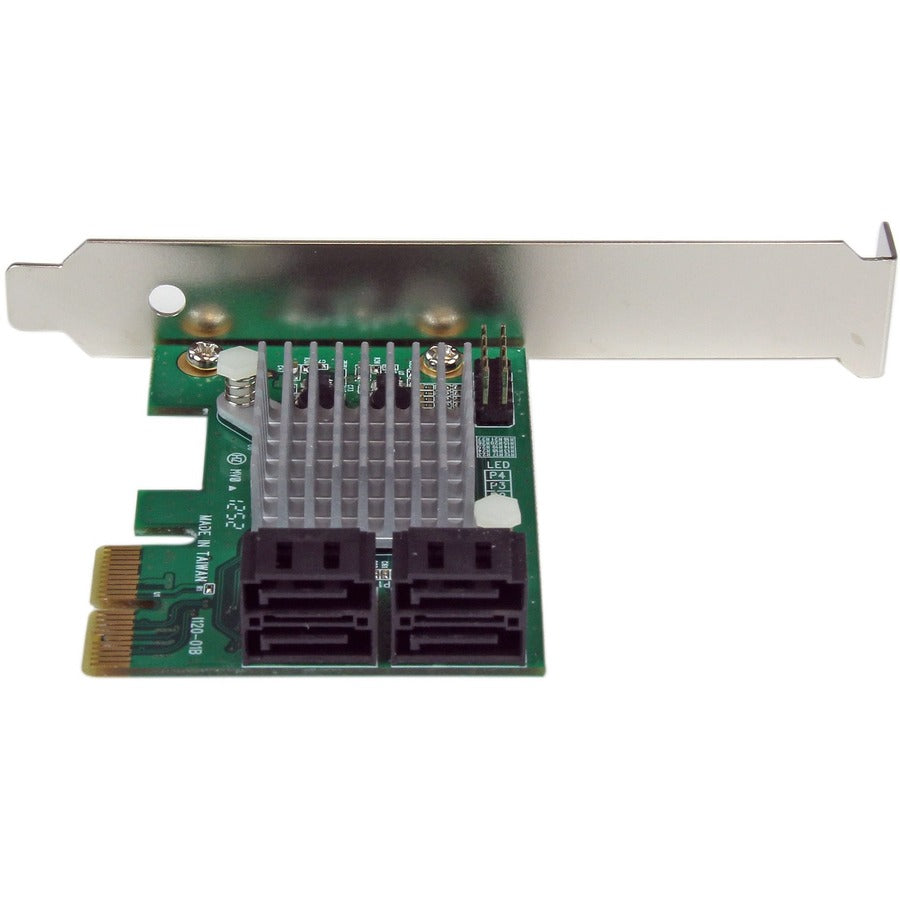 StarTech.com 4 Port PCI Express SATA III 6Gbps RAID Controller Card with Heatsink