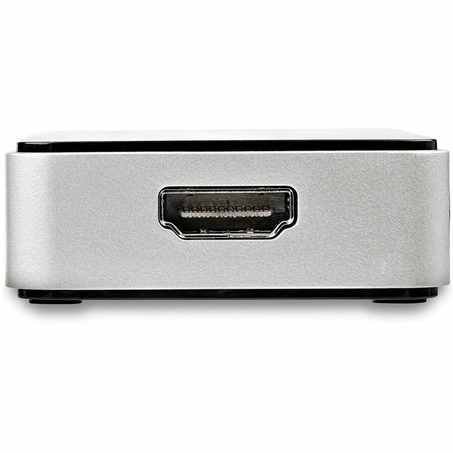 StarTech.com USB 3.0 to HDMI Adapter - 1 x 9-pin Type A USB 3.0 USB Male - 1 x 19-pin HDMI Digital Audio/Video Female, 1 x 9-pin Type A USB 3.0 USB Female - 1920 x 1200 Supported - Black - 1 Each - TAA Compliant