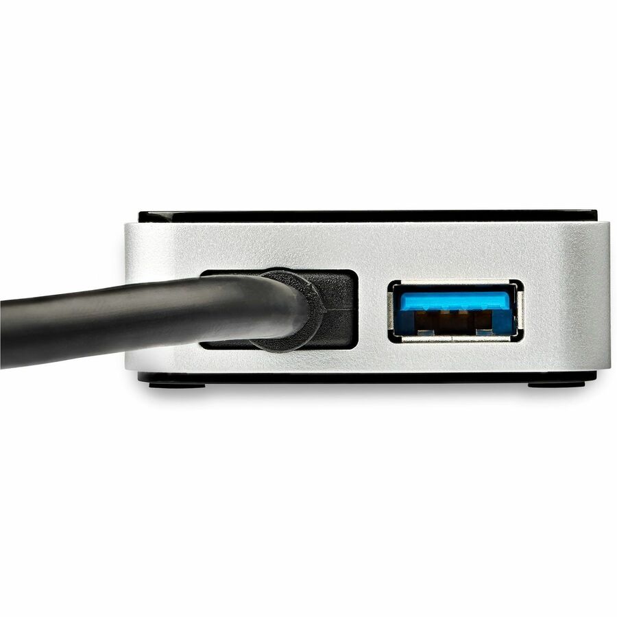 StarTech.com USB 3.0 to HDMI Adapter - 1 x 9-pin Type A USB 3.0 USB Male - 1 x 19-pin HDMI Digital Audio/Video Female, 1 x 9-pin Type A USB 3.0 USB Female - 1920 x 1200 Supported - Black - 1 Each - TAA Compliant