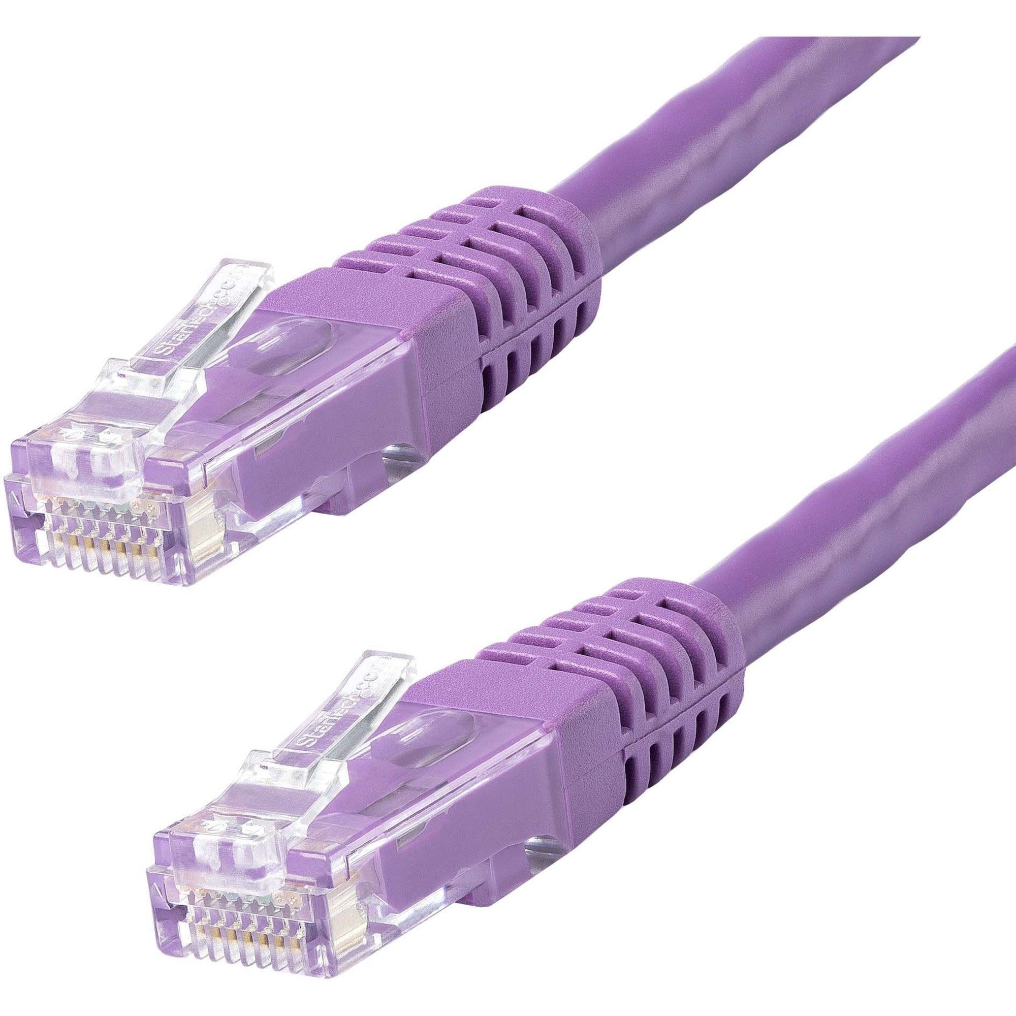 StarTech.com 6ft Purple Cat6 UTP Patch Cable ETL Verified