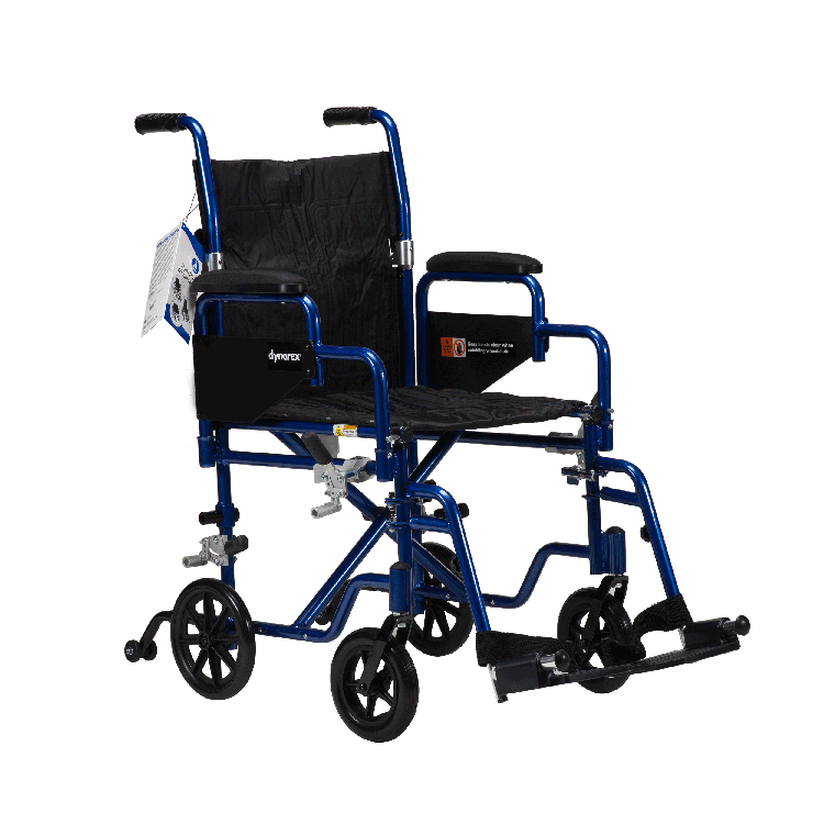 DynaRide Convertible Wheelchair - 18" x 16" w/ Detachable Desk Arm FR,  1 Quantity per Case