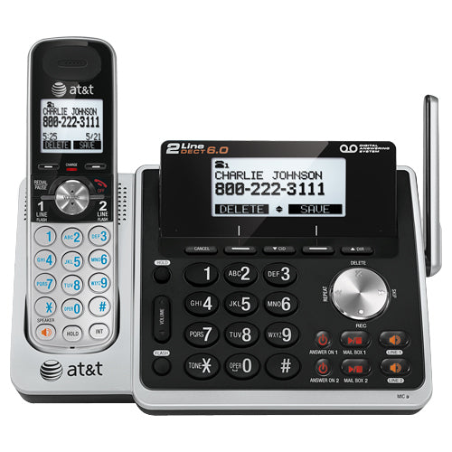 2 x Phone Line - Speakerphone - Answering Machine - Backlight