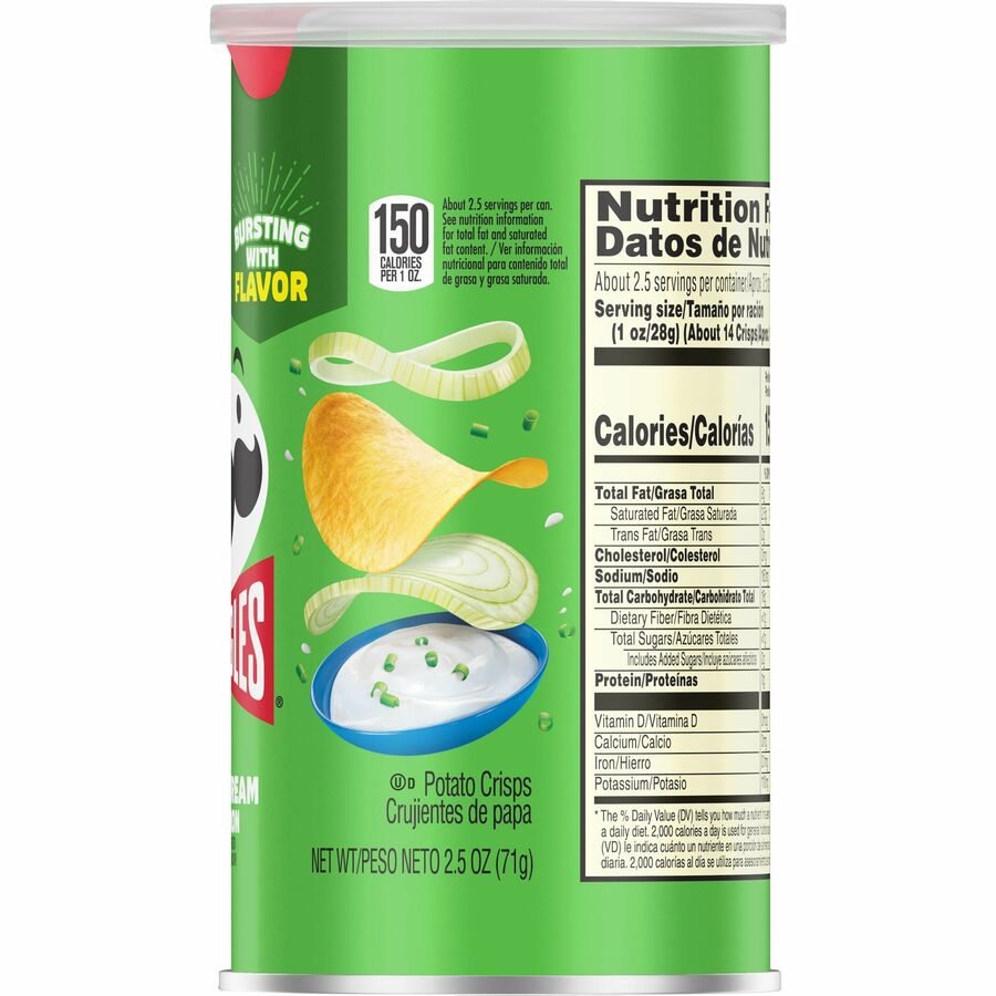 Sour Cream, Onion - 1 Serving Can - 2.50 oz Can - 12 / Carton