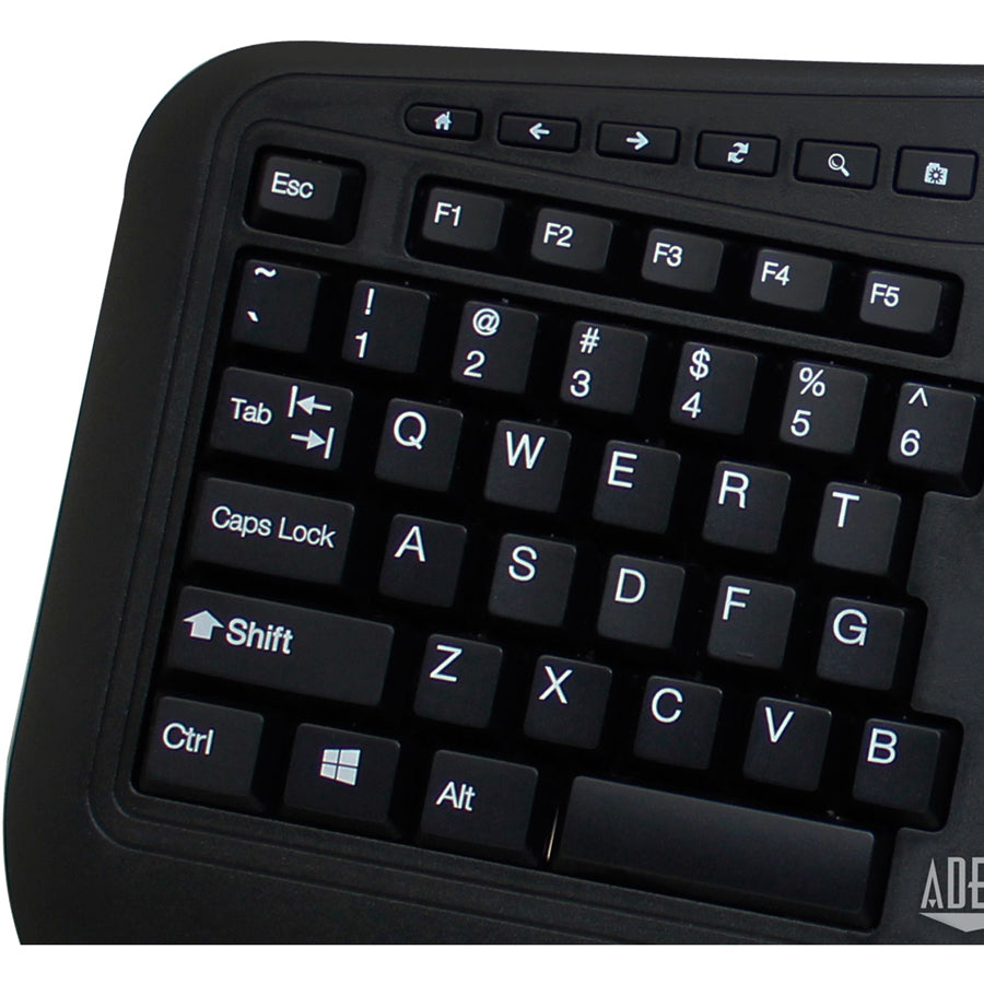 Adesso Wireless Ergonomic Keyboard and Laser Mouse