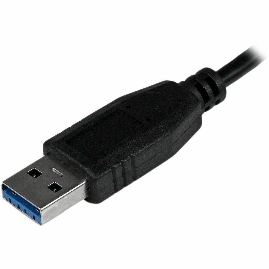 StarTech.com Portable 4 Port SuperSpeed Mini USB 3.0 Hub - Black