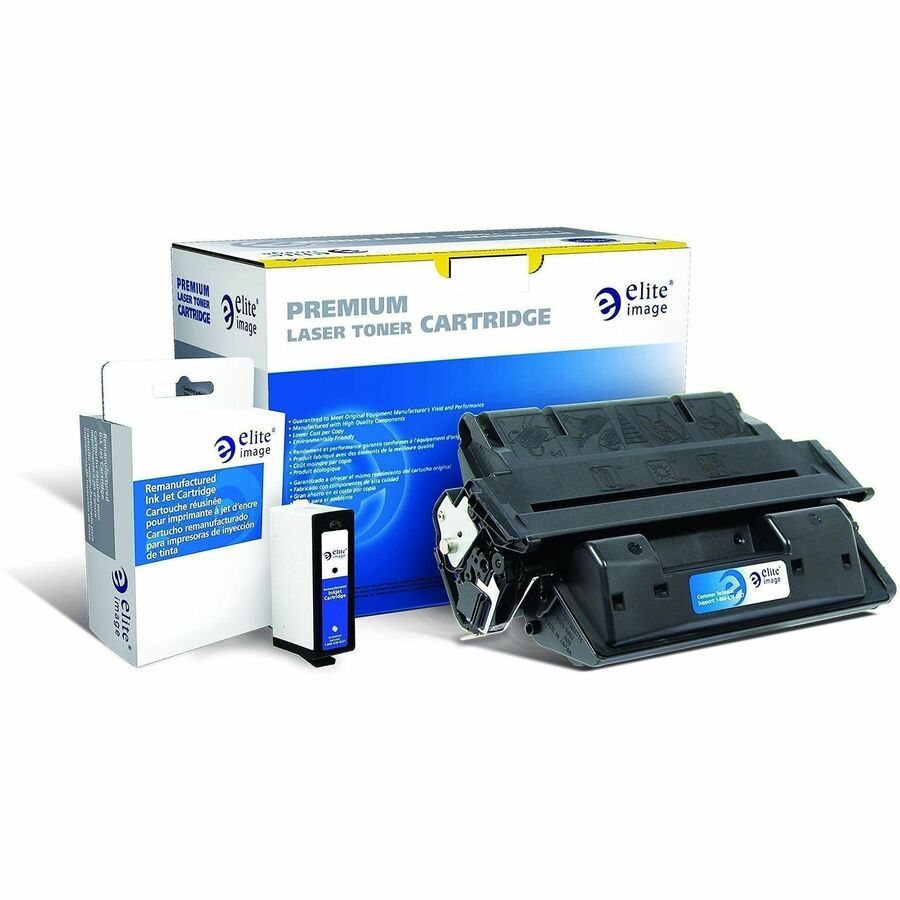 Elite Image Remanufactured MICR Laser Toner Cartridge 90A (CE390A) - Black - 1 Each