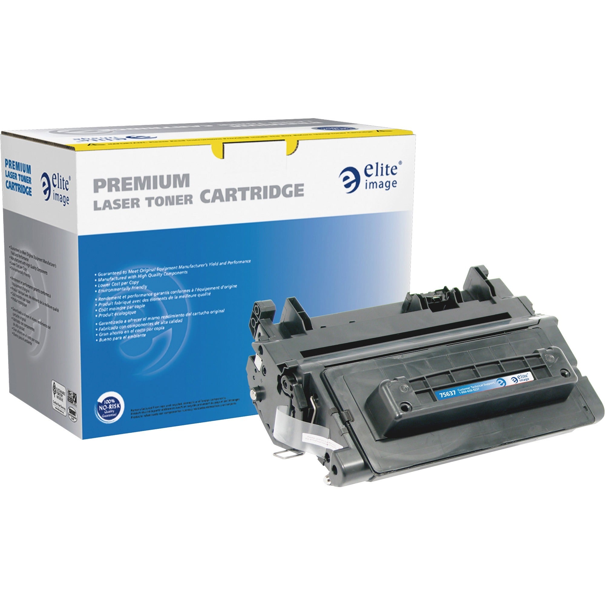 Elite Image Remanufactured MICR Laser Toner Cartridge 90A (CE390A) - Black - 1 Each