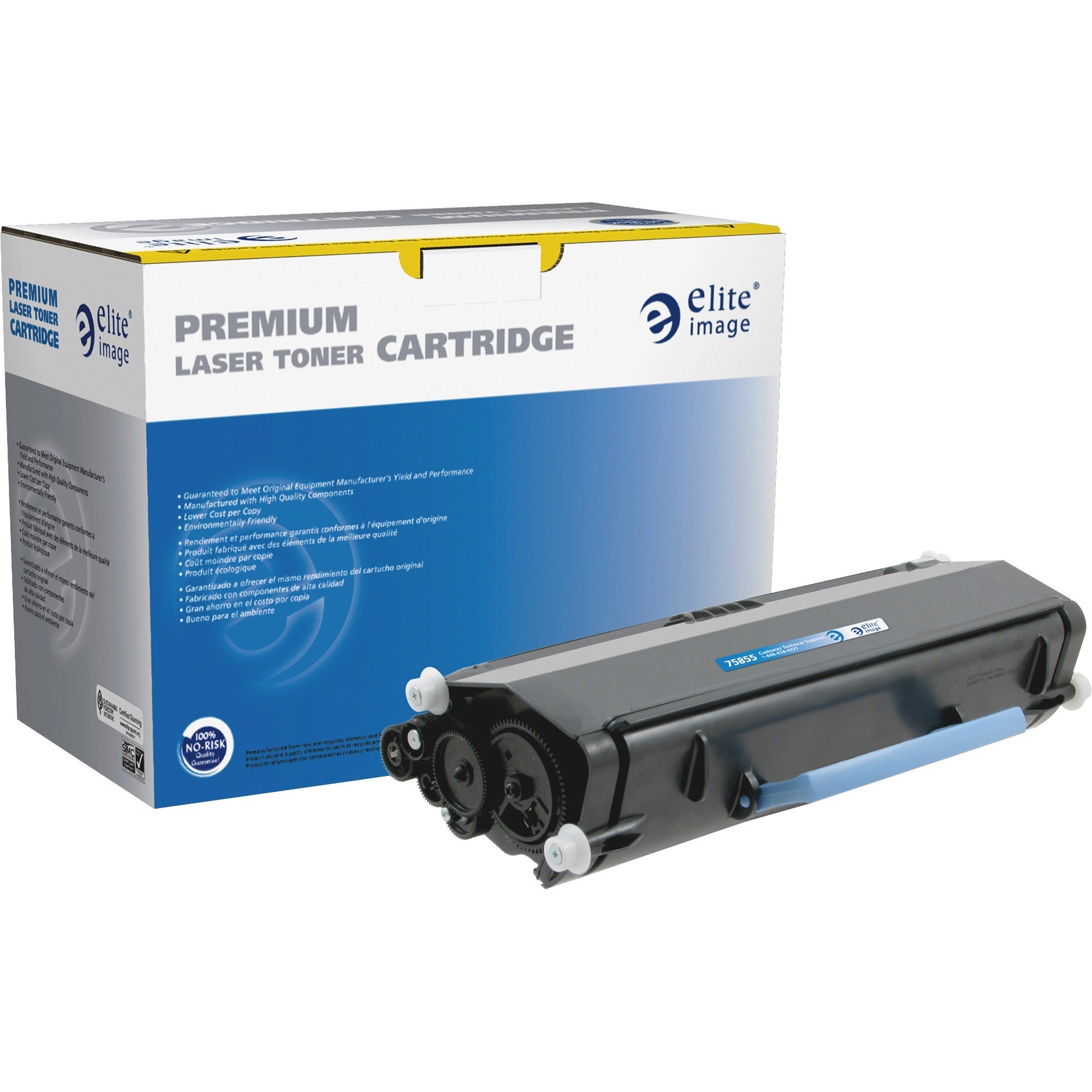 Elite Image Remanufactured High Yield Laser Toner Cartridge 330-5206 - Black - 1 Each