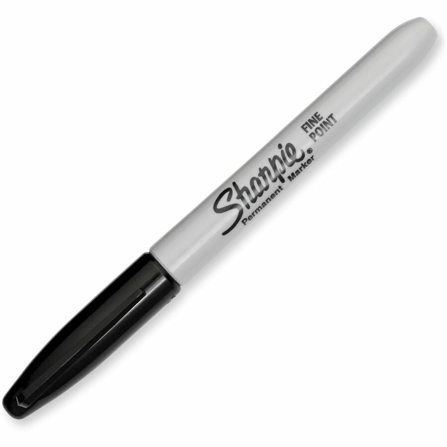 Sharpie Fine Point Permanent Marker - Fine Marker Point - Black Ink - Alcohol Based - 5 / Pack