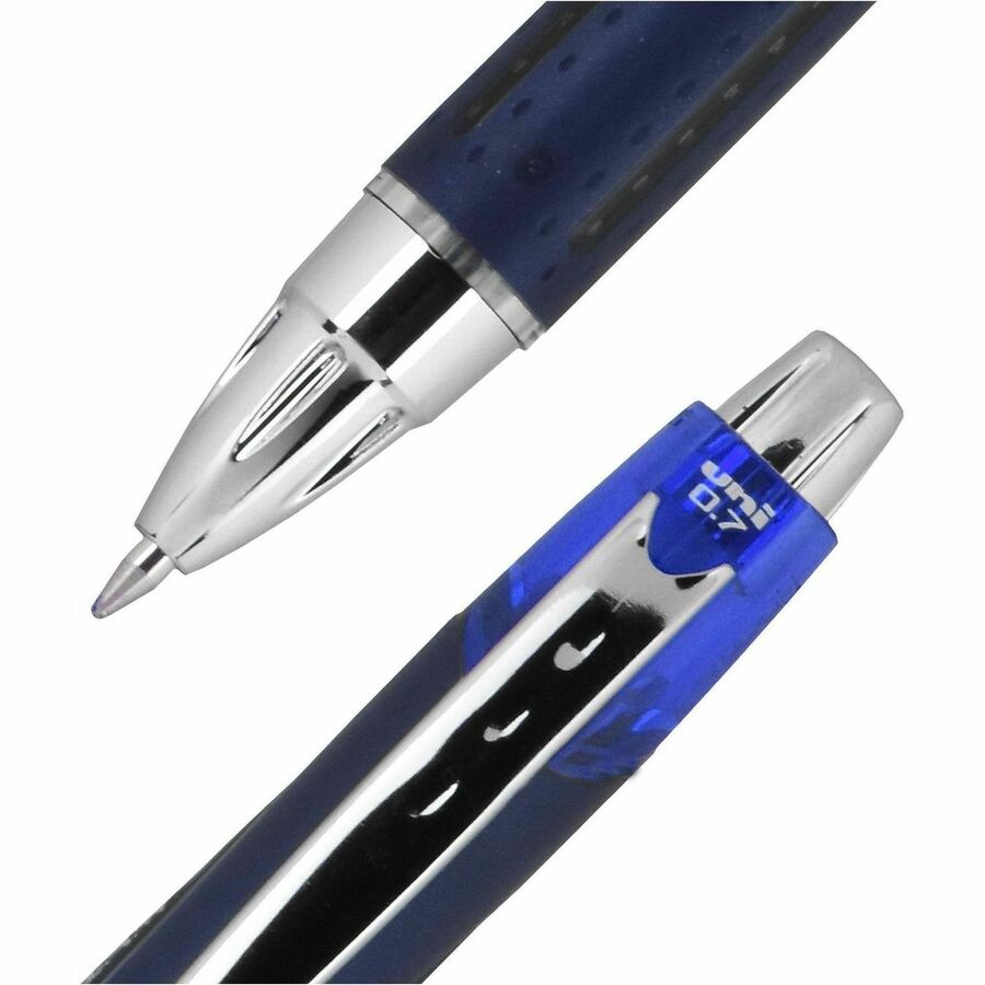 uniball™ Jetstream RT Ballpoint Pen - 0.7 mm Fine Pen Point - Retractable - Blue Ink - Pigment-based - 1 Dozen