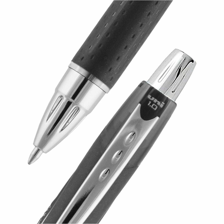 uniball™ Jetstream RT Ballpoint Pen - 1 mm Medium Pen Point - Retractable - Black Ink - Pigment-based - 1 Dozen