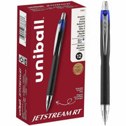 uniball™ Jetstream RT Ballpoint Pen - 1 mm Medium Pen Point - Retractable - Blue Ink - Pigment-based - 1 Dozen