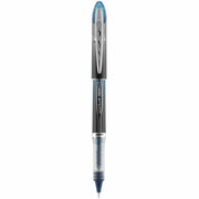 uniball™ Vision Elite BLX Rollerball Pen - 0.5 mm Micro Pen Point - Black/Blue Ink - Pigment-based - 1 Each