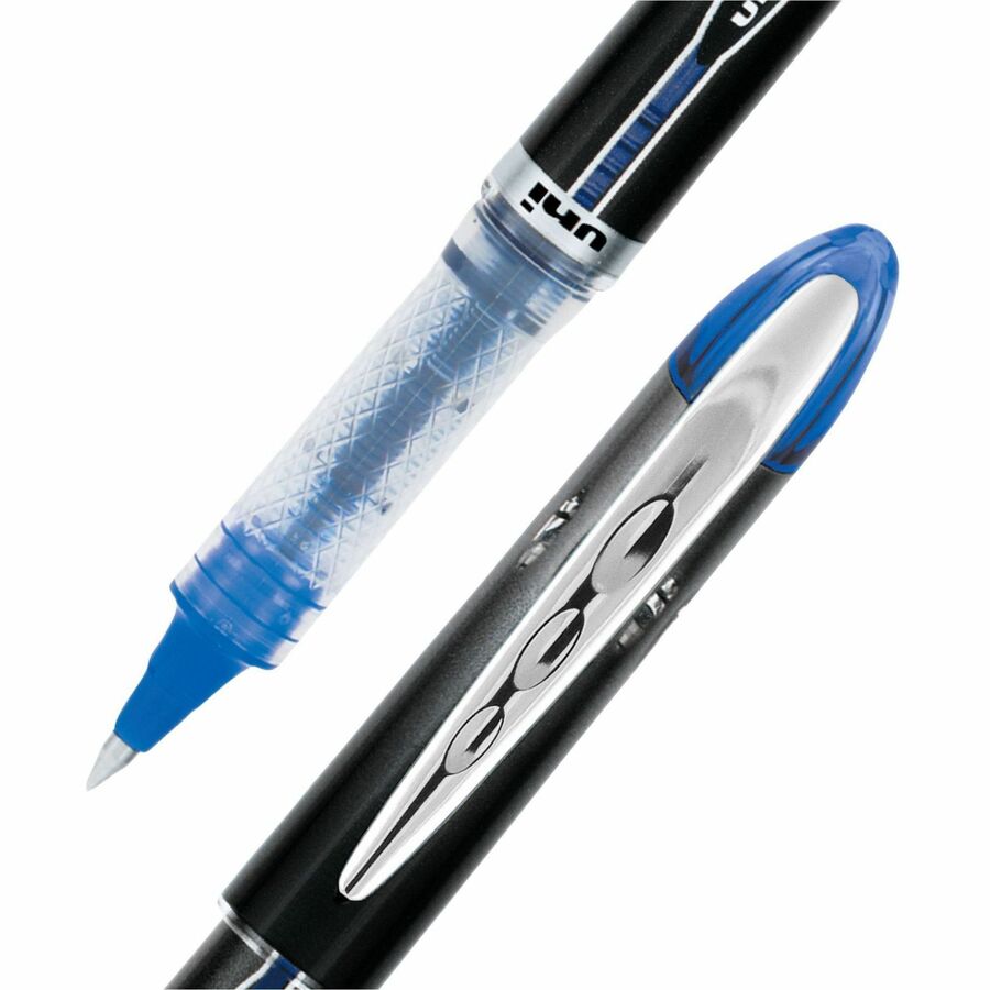 uniball™ Vision Elite Rollerball Pen - 0.5 mm Micro Pen Point - Blue Ink - Pigment-based - 1 Each