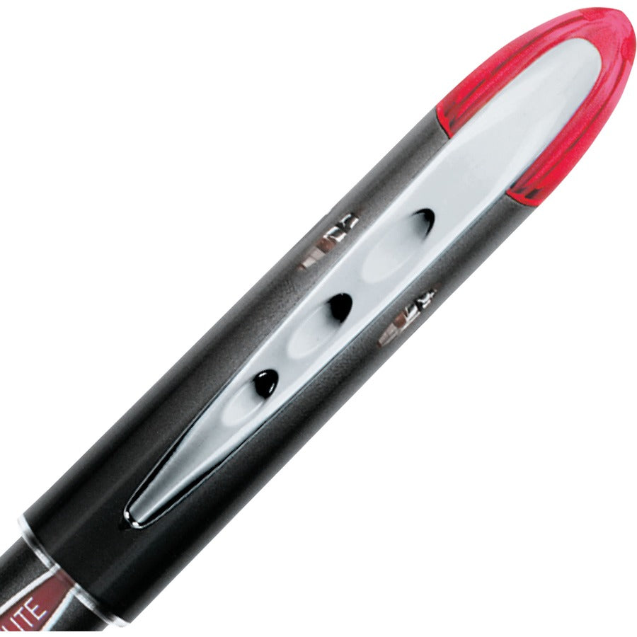 uniball™ Vision Elite Rollerball Pen - 0.5 mm Micro Pen Point - Red Ink - Pigment-based - 1 Each