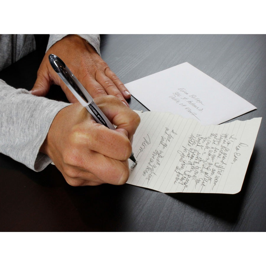 uniball™ Vision Elite Rollerball Pen - 0.5 mm Micro Pen Point - Red Ink - Pigment-based - 1 Each