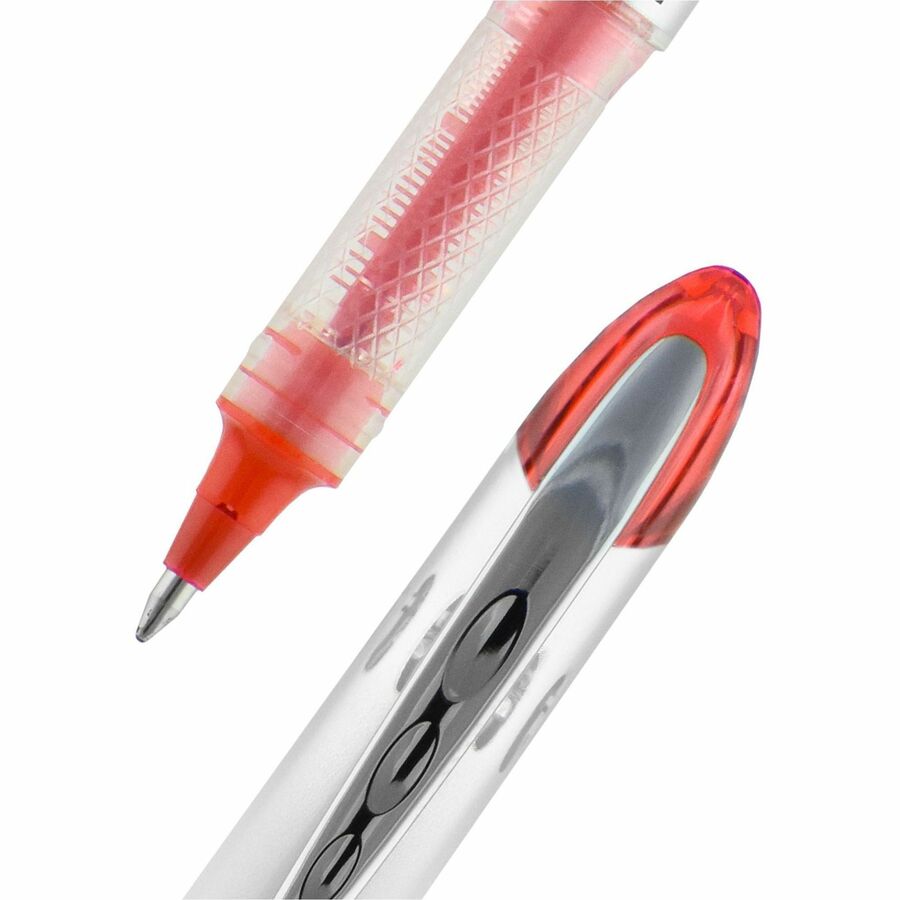 uniball™ Vision Elite Rollerball Pen - 0.8 mm Bold Pen Point - Refillable - Red Ink - Pigment-based - 1 Each