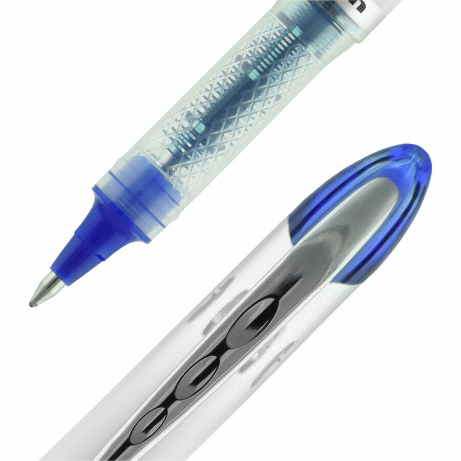 uniball™ Vision Elite Rollerball Pen - 0.8 mm Bold Pen Point - Refillable - Blue Ink - Pigment-based - 1 Each