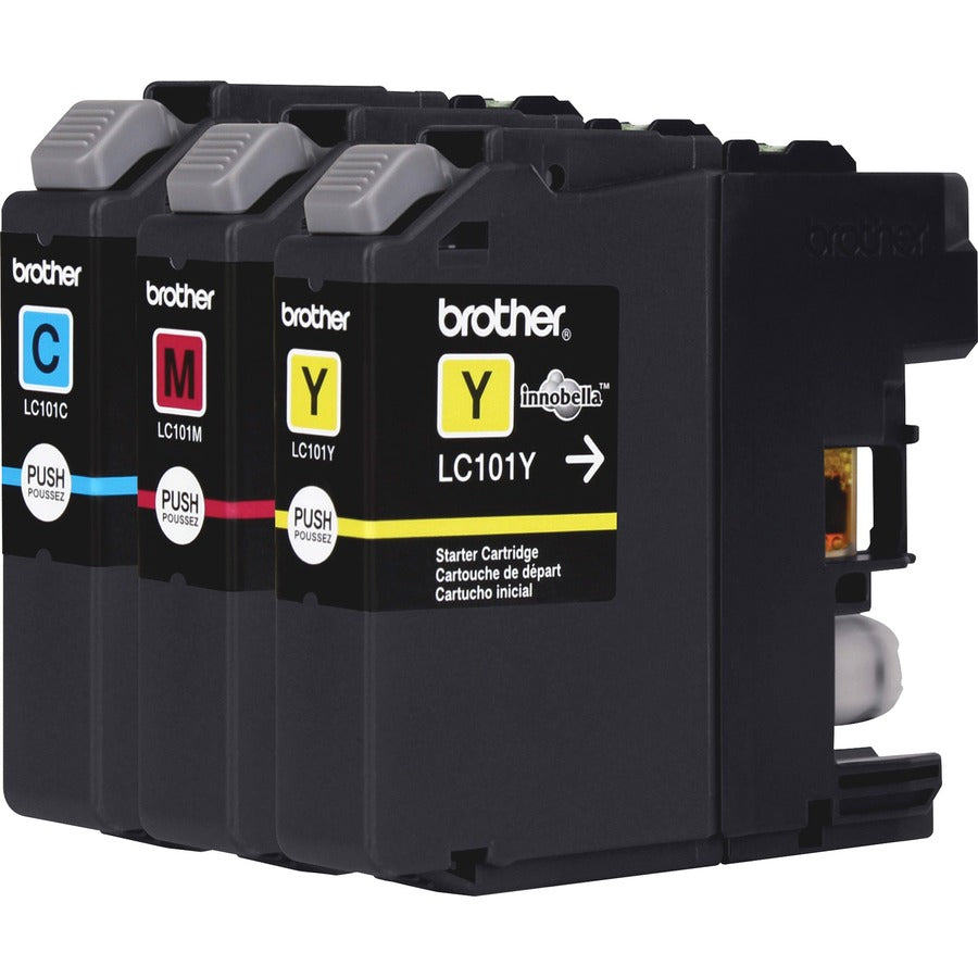 Brother Innobella LC1013PKS Original Standard Yield Inkjet Ink Cartridge - Cyan, Magenta, Yellow - 3 / Pack