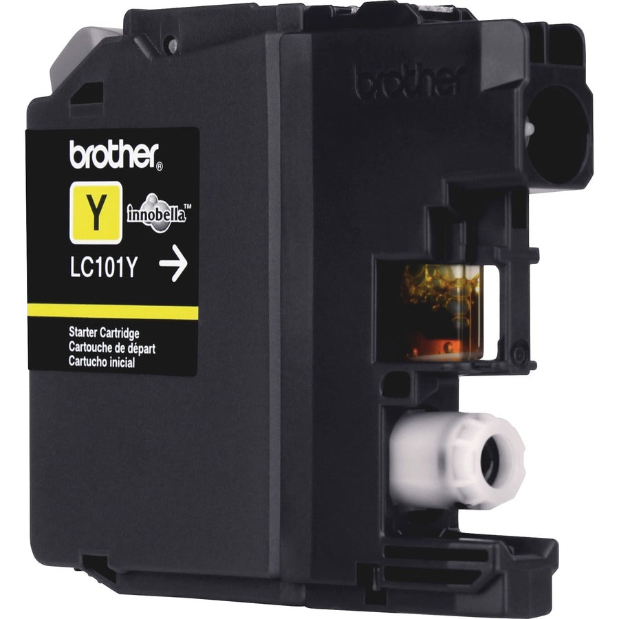 Brother Innobella LC101Y Original Standard Yield Inkjet Ink Cartridge - Yellow - 1 Each