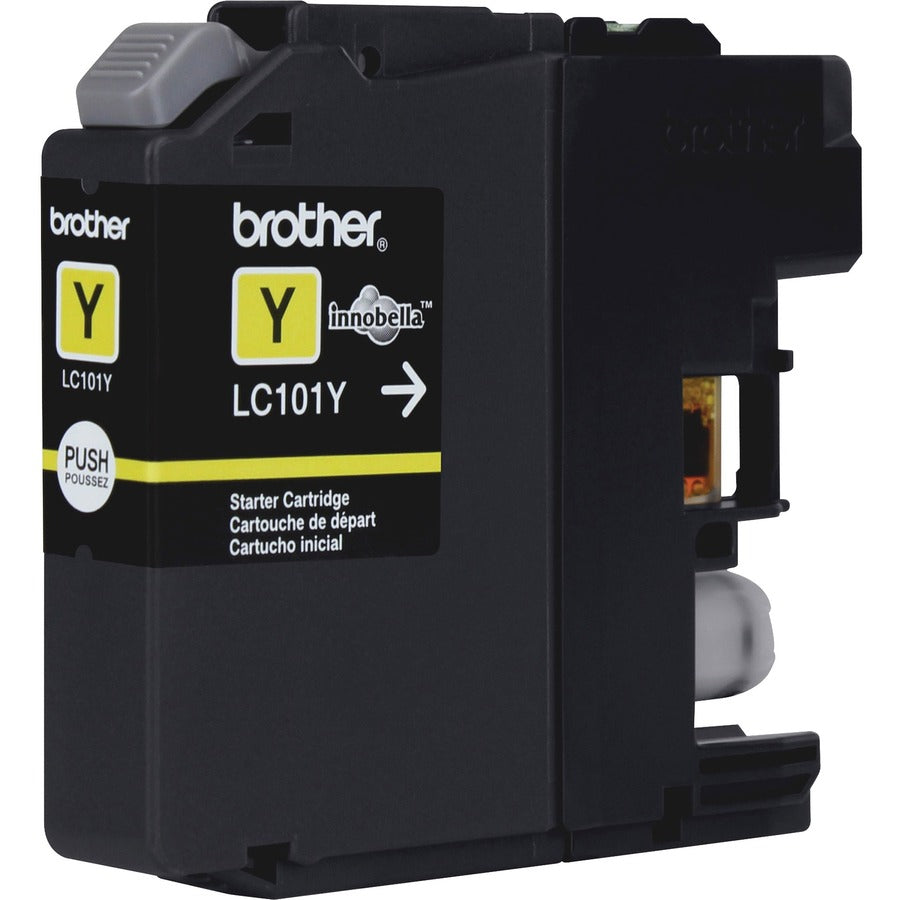 Brother Innobella LC101Y Original Standard Yield Inkjet Ink Cartridge - Yellow - 1 Each