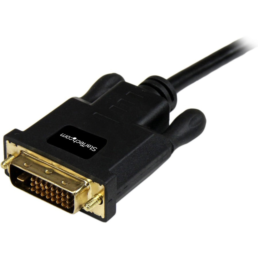 StarTech.com Mini DisplayPort to DVI-D Video Cable Adapter, 3 ft, Male/Male, Black, 1 Each