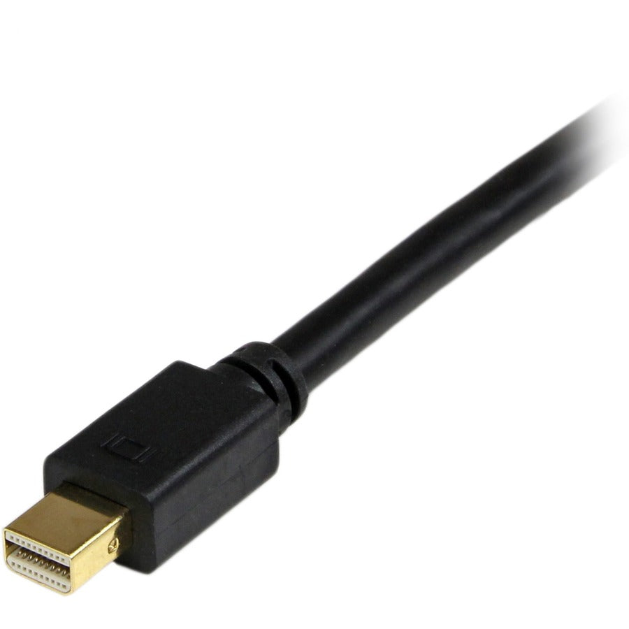 StarTech.com Mini DisplayPort to DVI-D Video Cable Adapter, 3 ft, Male/Male, Black, 1 Each