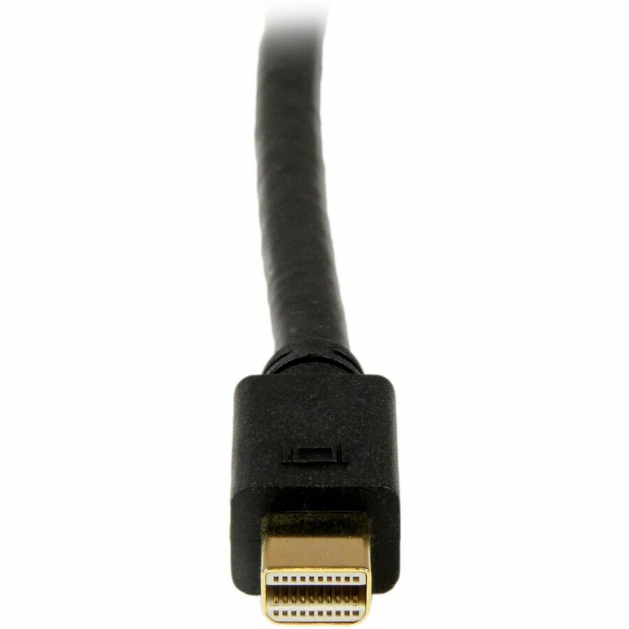 StarTech.com Mini DisplayPort to DVI-D Video Cable Adapter, 6 ft, Male/Male, Black, Supports 1920 x 1200, 1 Each