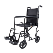 DynaRide Transport Wheelchair Aluminum 19",  1 Quantity per Case