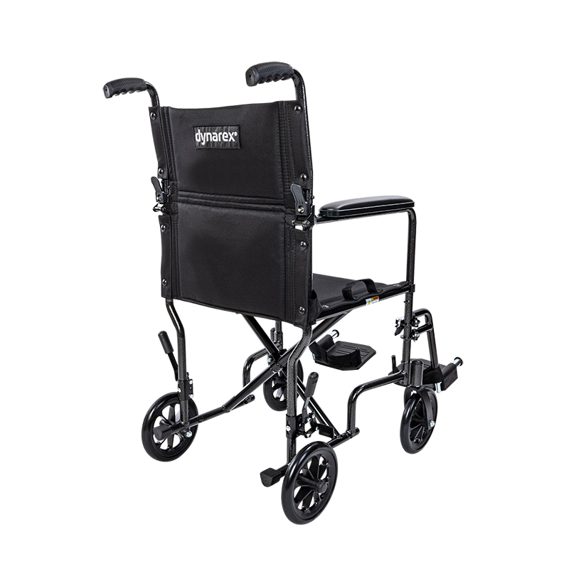 DynaRide Transport Wheelchair Aluminum 17",  1 Quantity per Case