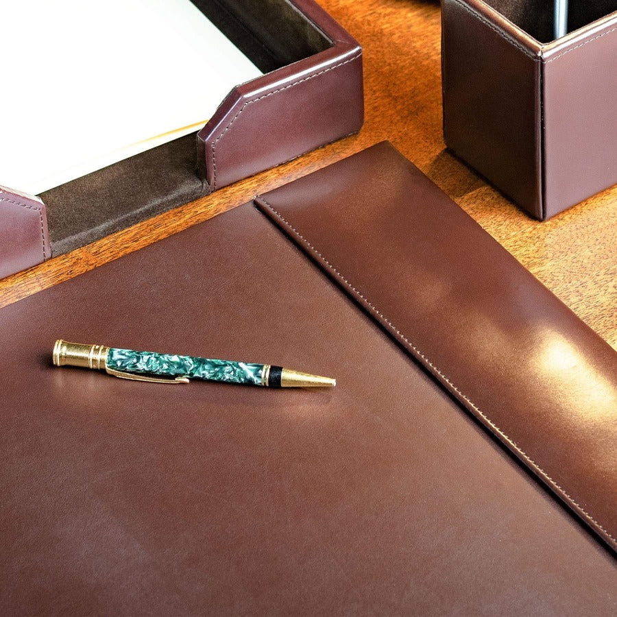 Dacasso Bonded Leather Side-Rail Desk Pad