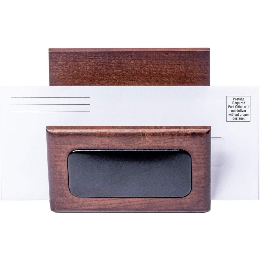 Dacasso Walnut & Leather Desk Set - 1 Each