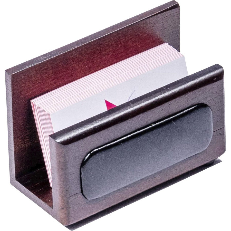 Dacasso Walnut & Leather Desk Set - 1 Each