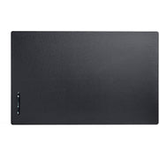 Dacasso Leatherette Desk Mat - Rectangular - 38" Width x 24" Depth - Felt Backing - Leatherette - Black