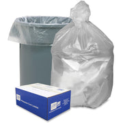 Berry High Density Commercial Can Liners - Large Size - 45 gal Capacity - 48" Length x 40" Width x 0.31 mil (8 Micron) Thickness - High Density - Natural - Resin - Garbage - 250 / Carton