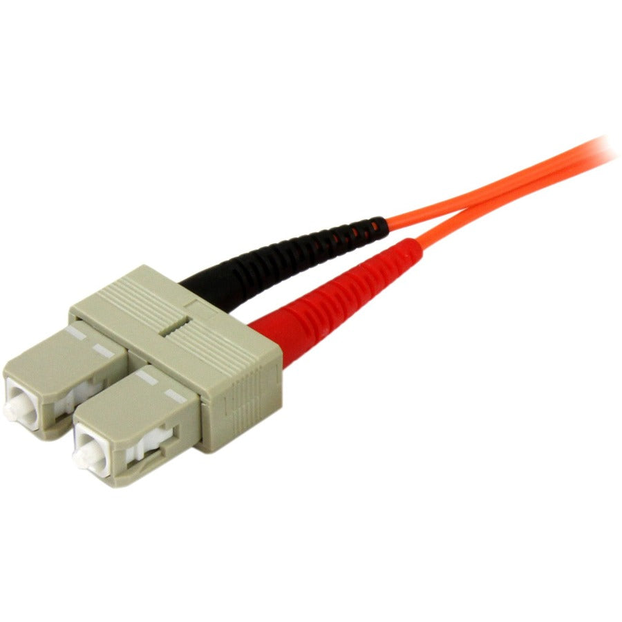 StarTech.com 2m OFNP Plenum Multimode 50/125 Duplex Fiber Patch Cable SC - SC